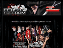 Tablet Screenshot of fetishfreedom.co.uk